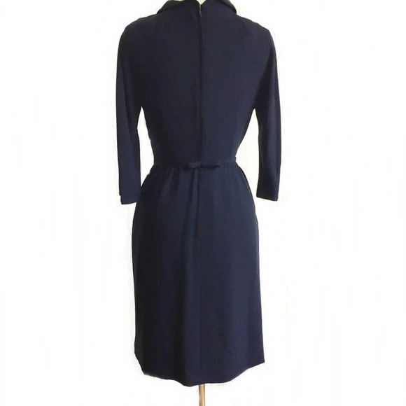 Vintage 1960s Crepe Office Dress by Ben Barrack New York - Picture 5 of 7